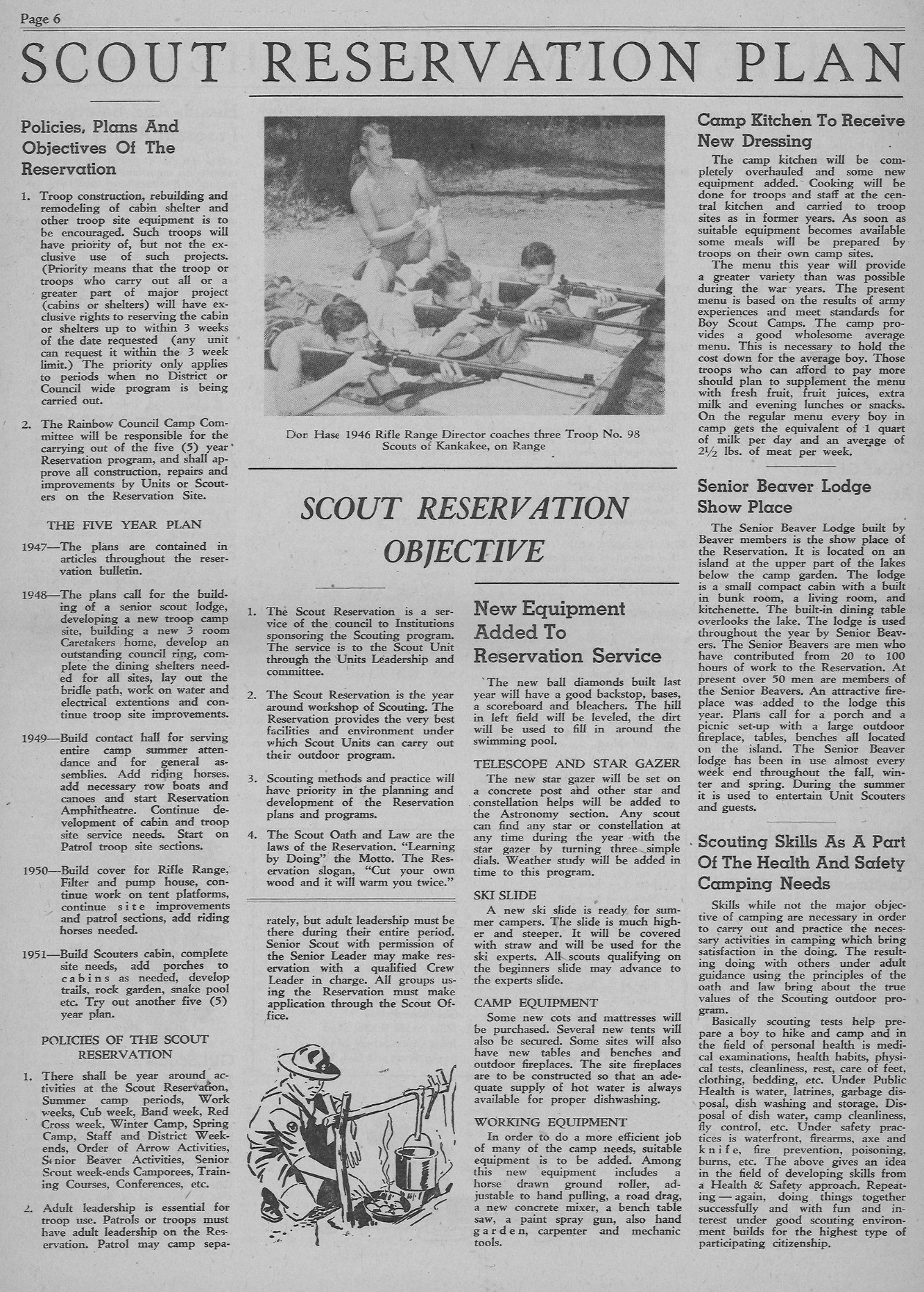Newspaper page with