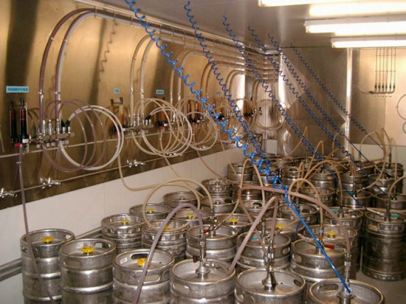 liquor setup at the Club