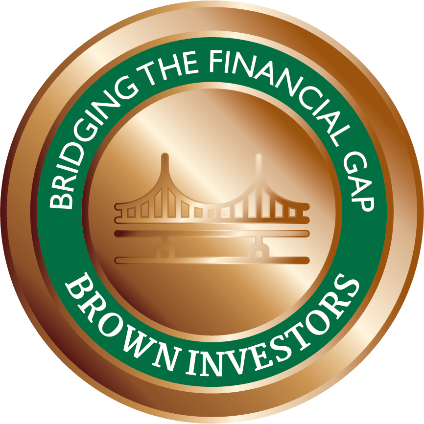 Bronze seal with a bridge graphic and text: