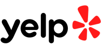 Yelp logo: Black text 