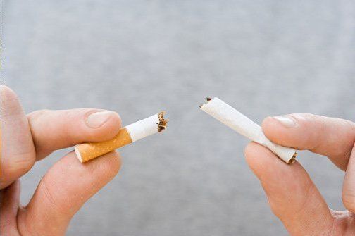 broken cigarette
