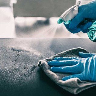 Worker Sanitizing Surfaces
