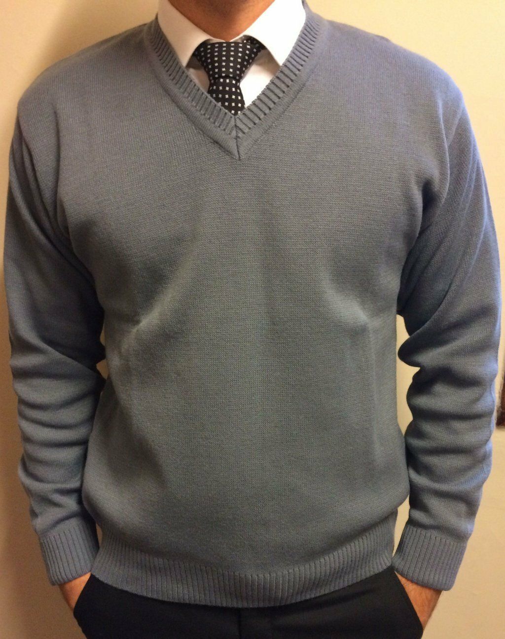Pullover E/V M/L Emp. Gris