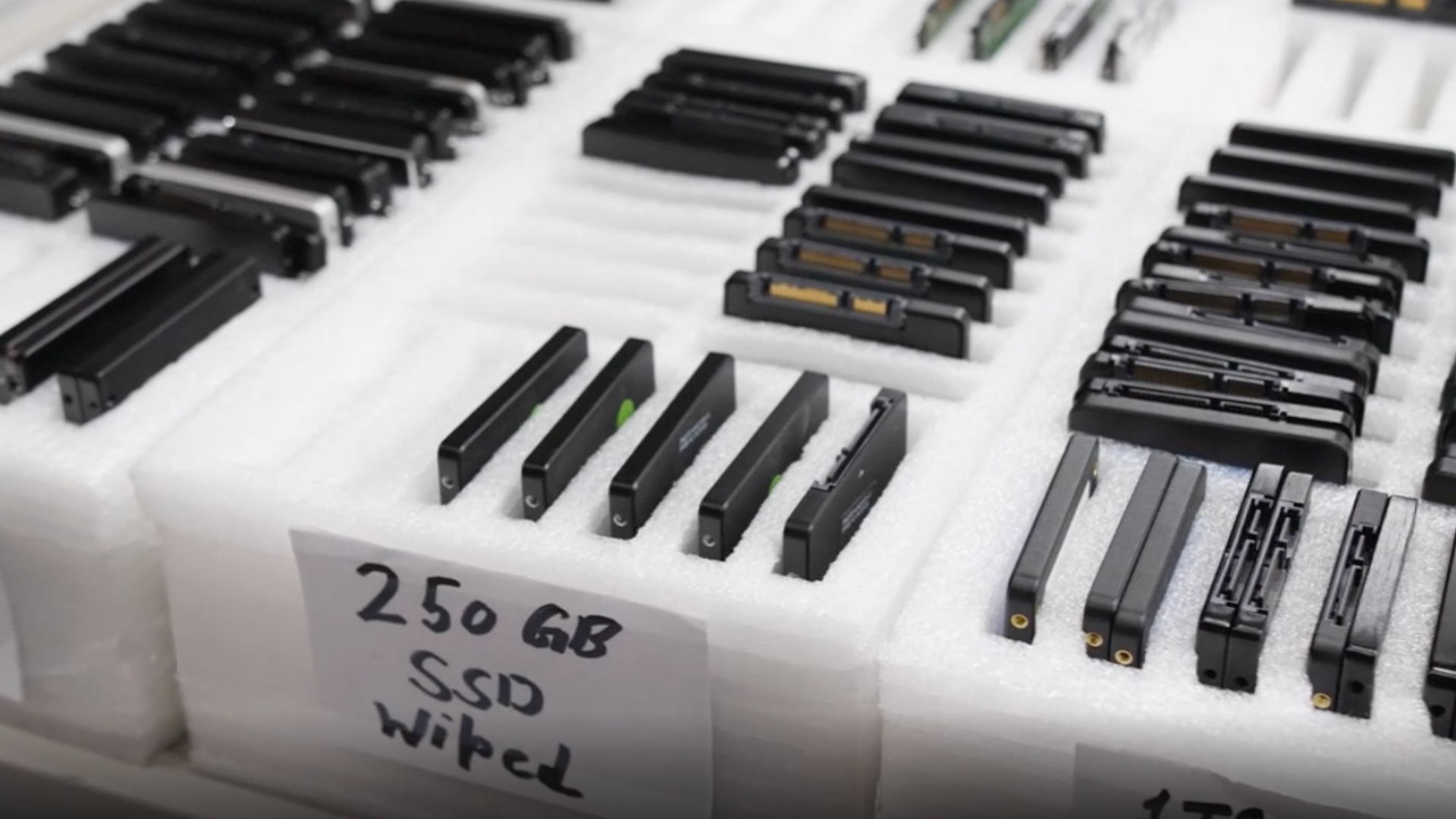 Hard drives that have been wiped