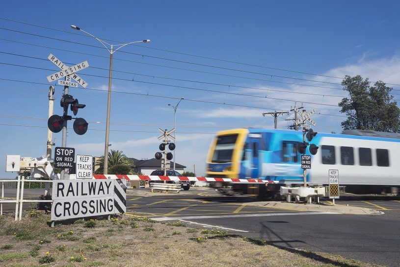 Train on railway