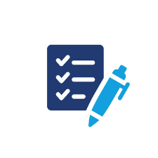 Checklist with three checked items next to a pen.