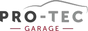 A logo for pro-tec garage with a car on it,Castle Hill Ceramic Coating & PPF installers