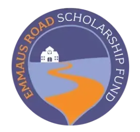 a logo for the emmaus road scholarship fund