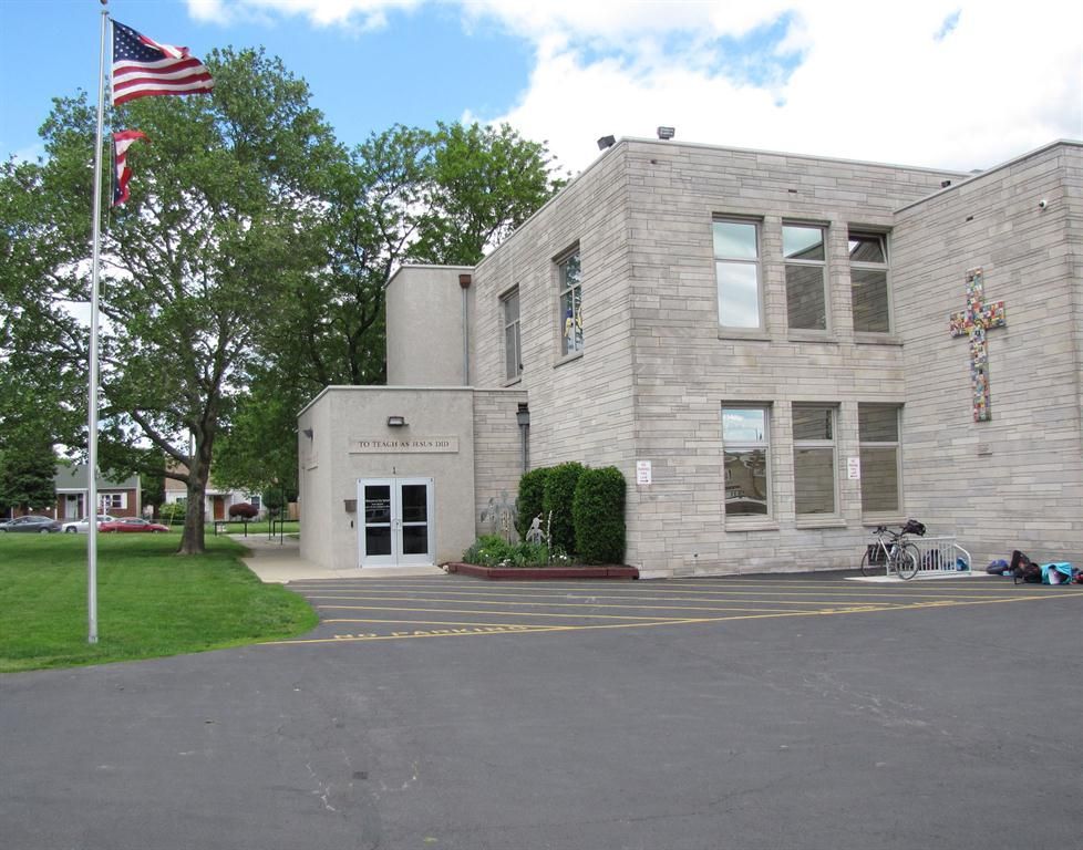 a building with a cross on the side of it
