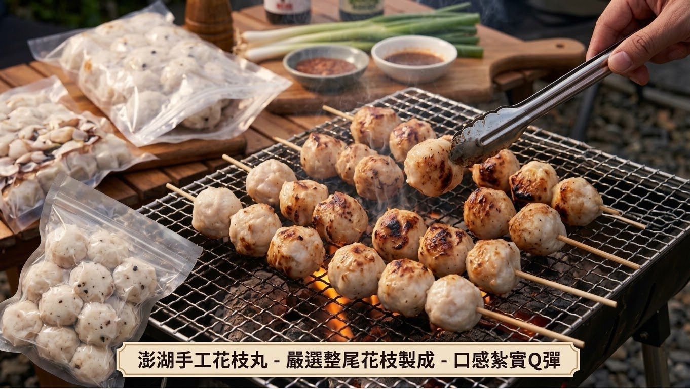 【統香鹹酥雞】中秋烤肉必備-澎湖限定 澎湖花枝丸