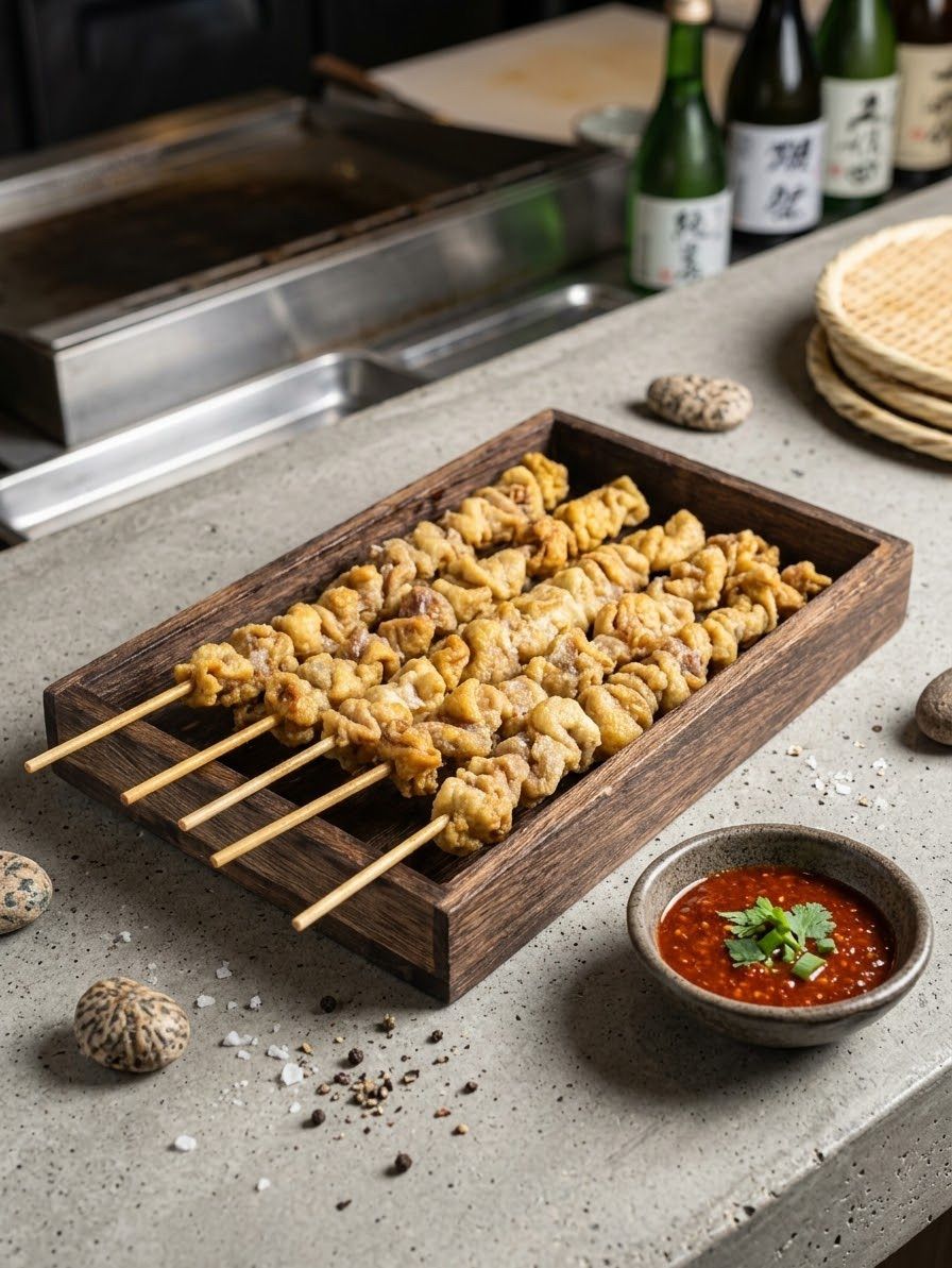 【統香鹹酥雞】中秋烤肉必買-香滷雞皮烤串《6入》