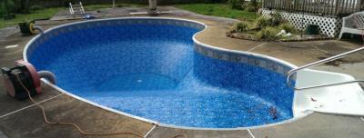 Bean Shaped Pool — Yorktown, VA — Anchor Pools & Spas Bean Shaped Pool — Yorktown, VA — Anchor Pools & Spas