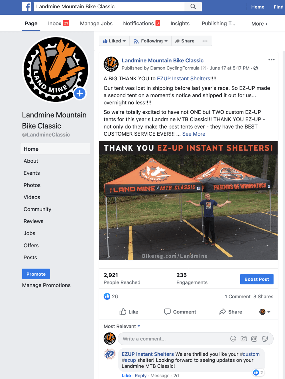 Custom social media campaigns