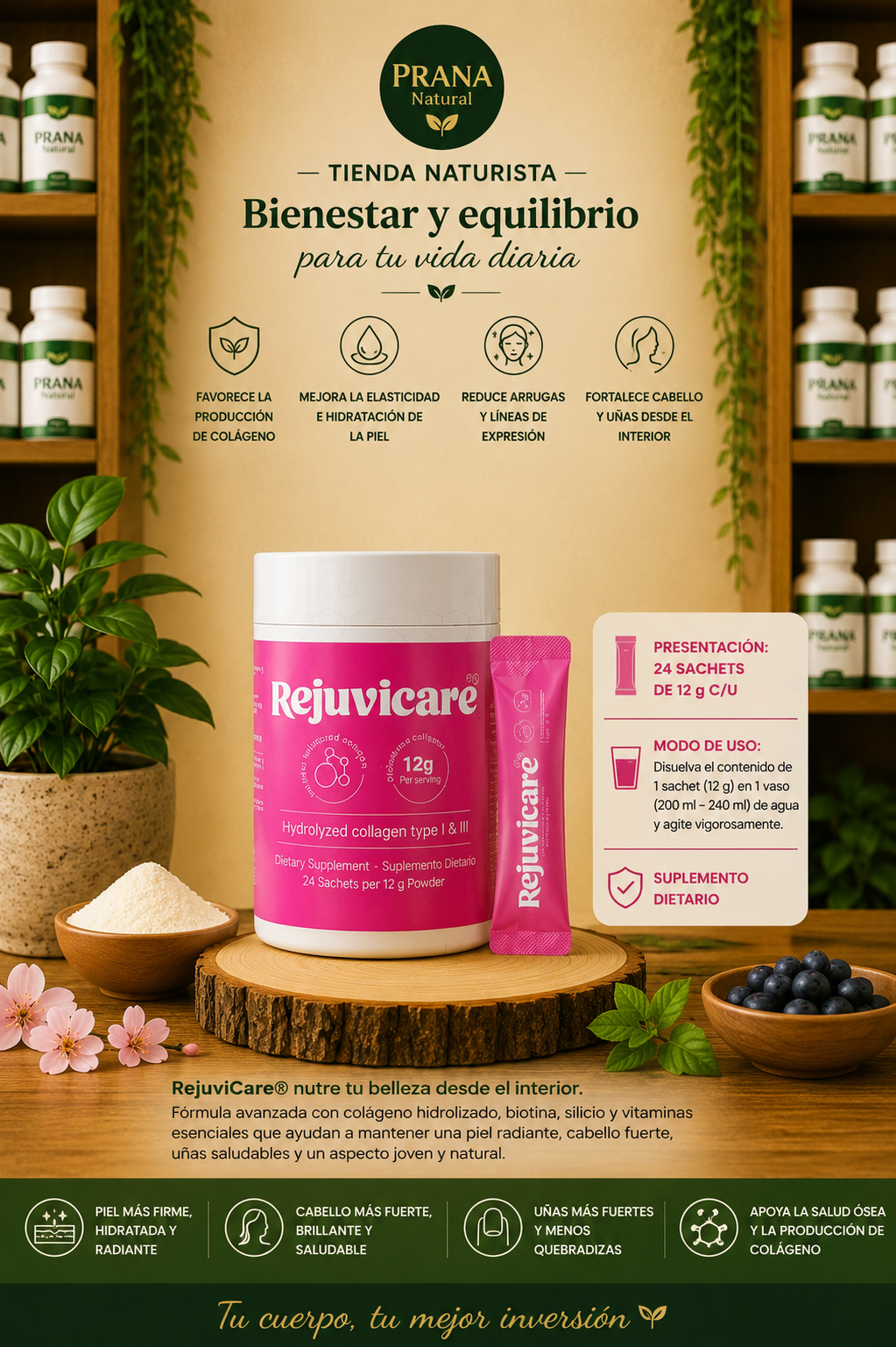REJUVICARE - COLAGENO HIDROLIZADO