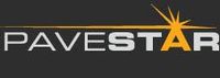 A logo for a company called pavestar with a star in the middle.