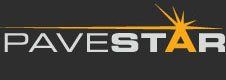 A logo for a company called pavestar with a star in the middle.