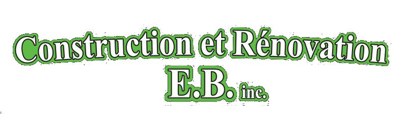 Un logo pour construction et rénovation eb inc.