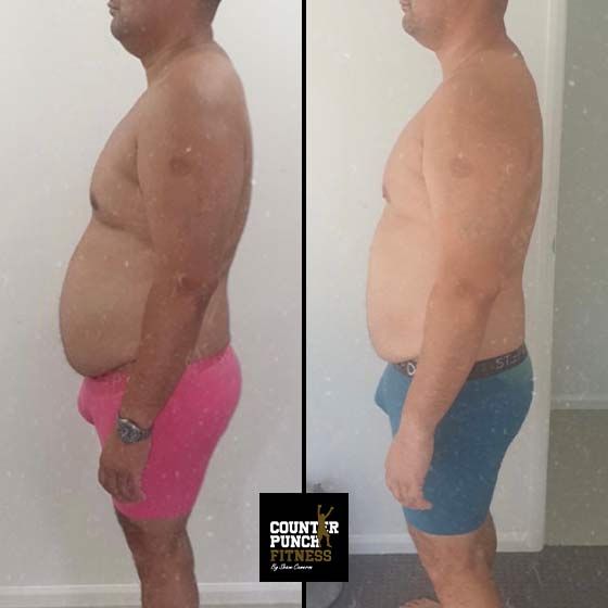 before and after photo