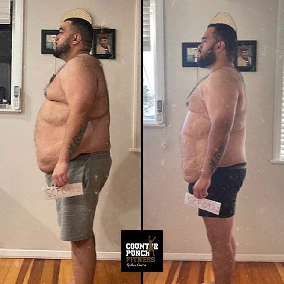 before and after photo