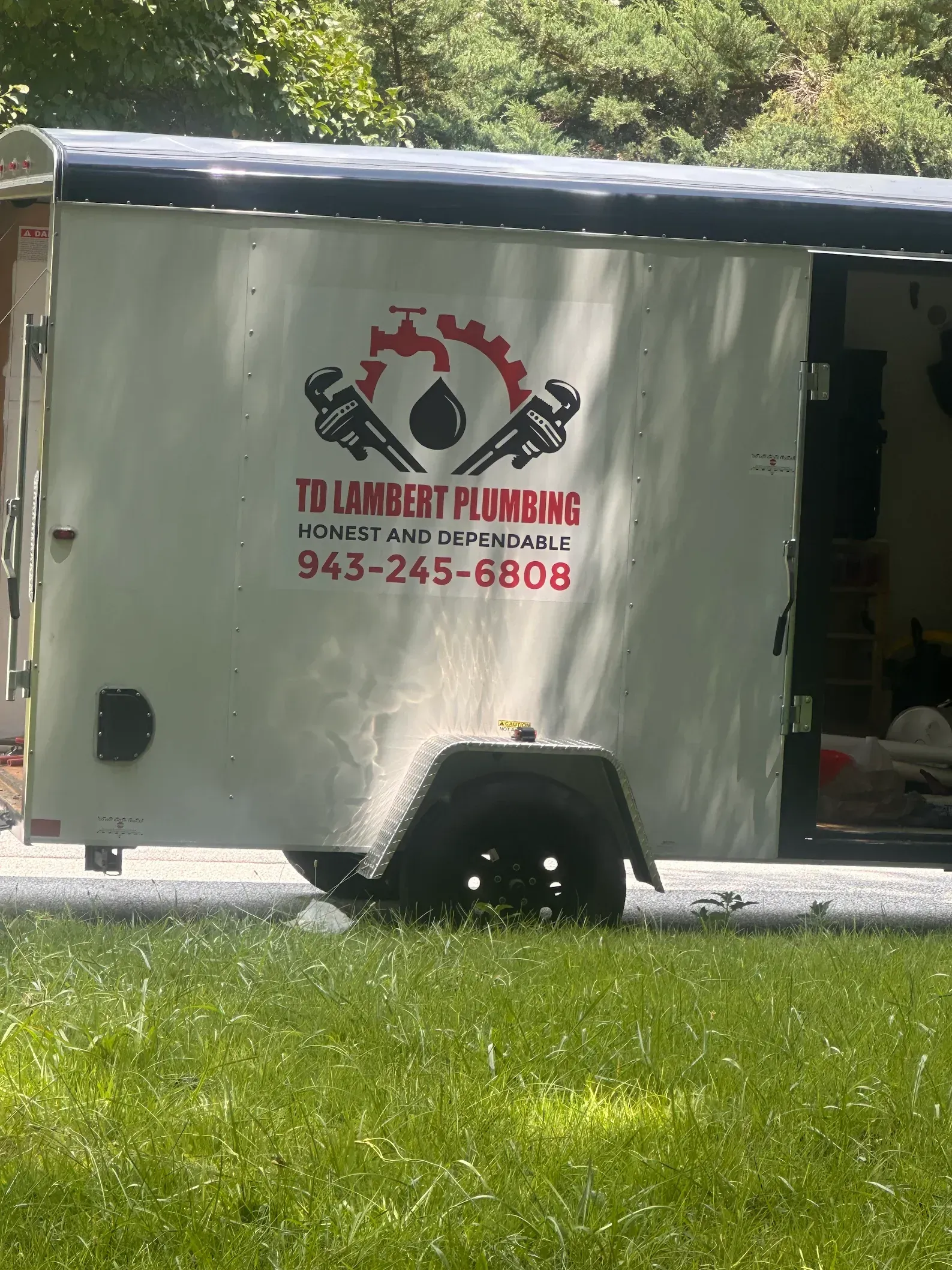 TD Lambert Plumbing Trailer