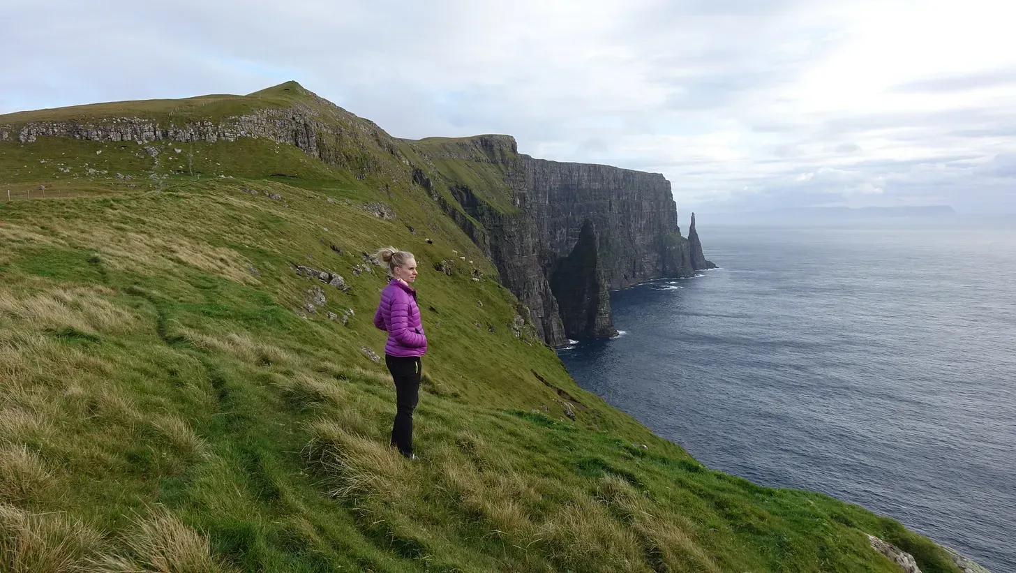 Elaine Peik in faroe Islands