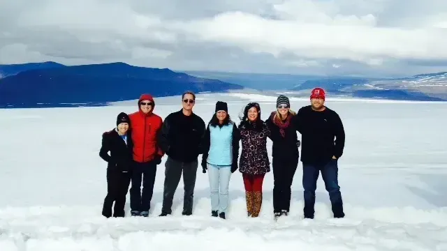Icelandic tour group