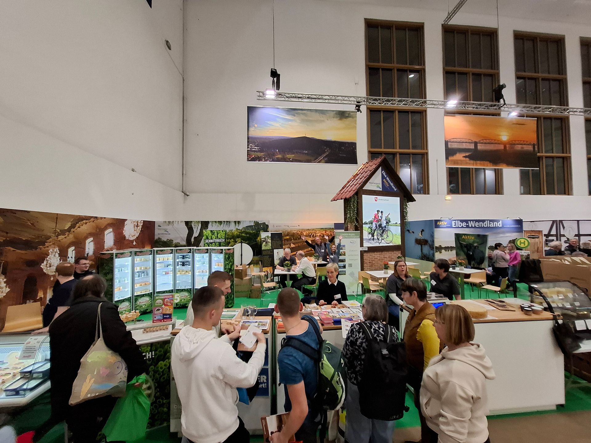 Das Bild zeigt den Messestand auf der Grünen Woche