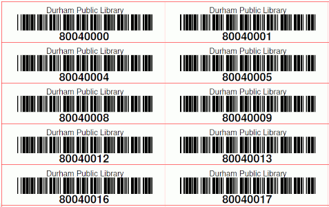 Library and patron cards