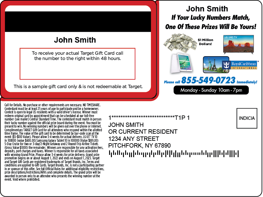 direct mail cards 