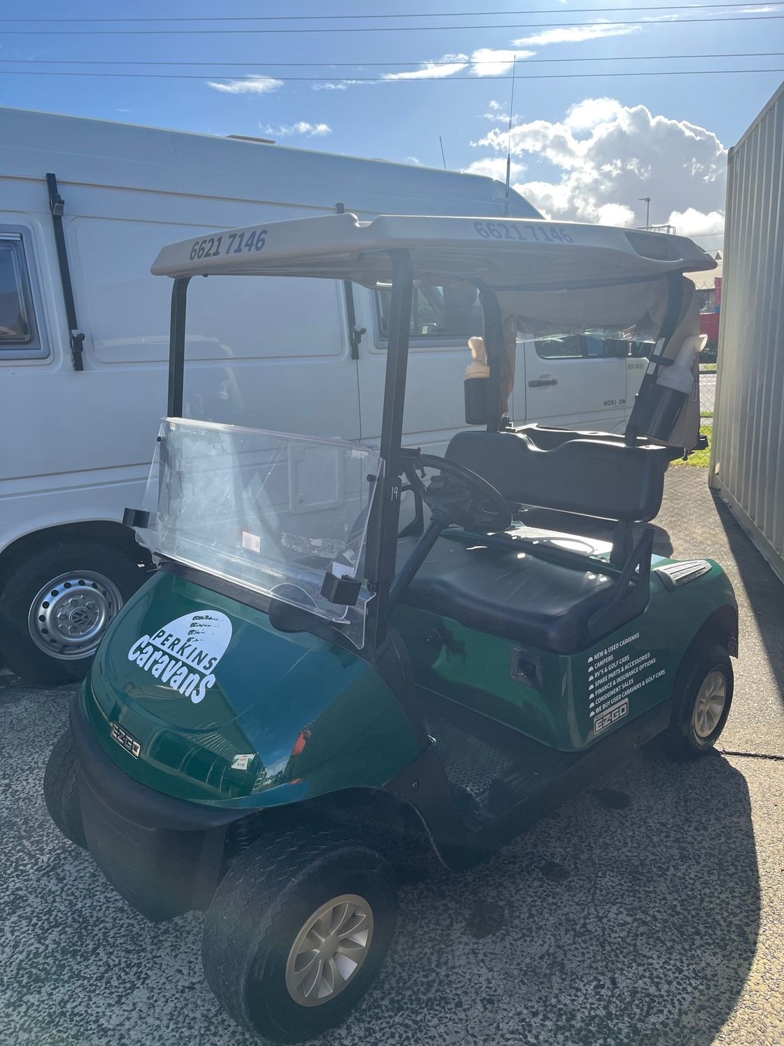A Used Petrol Golf Cart For Sale  -  Perkins Caravans Ballina