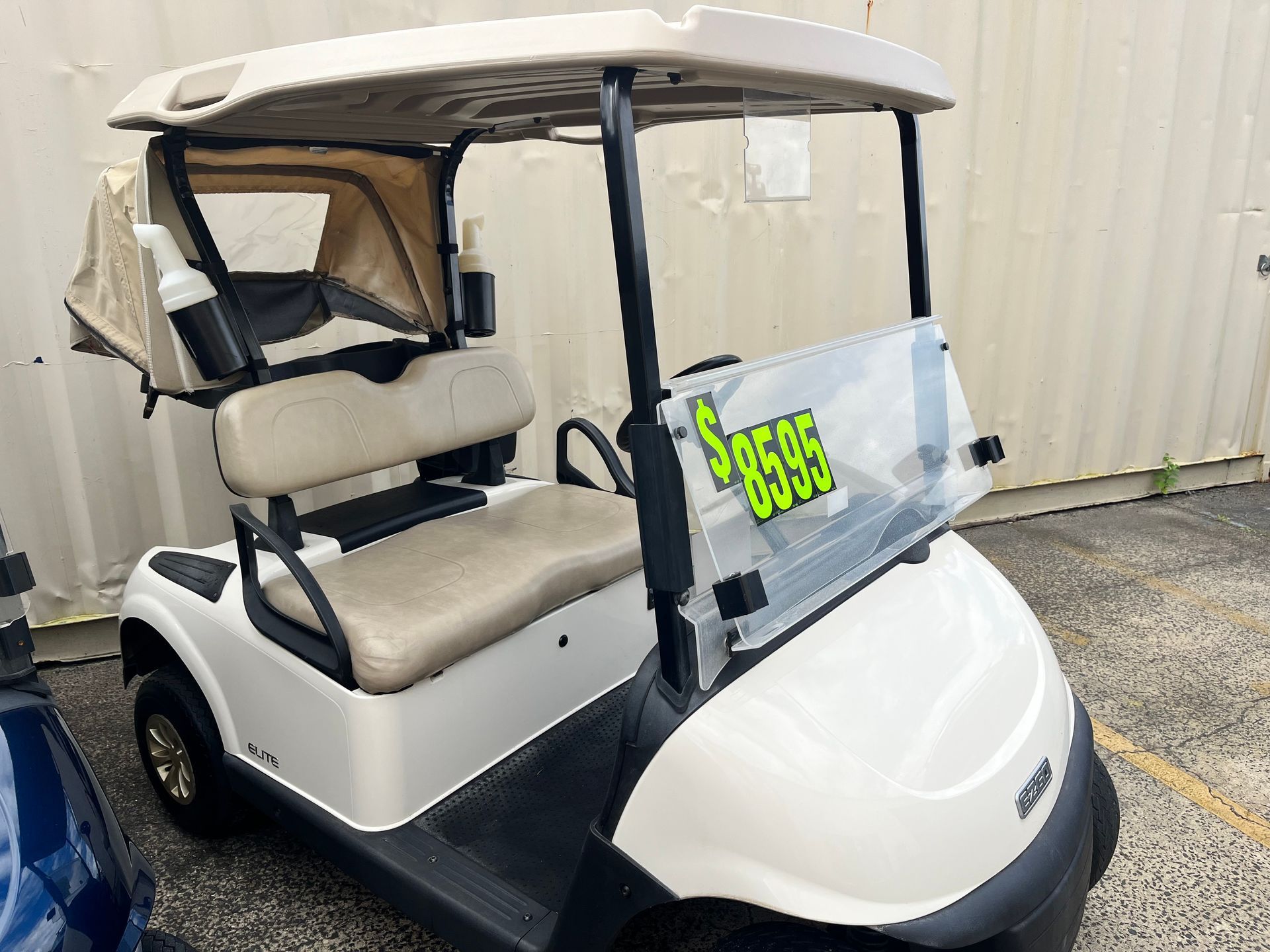 A Used Golf Cart On Display In A Sales Yard  -  Perkins Caravans Ballina