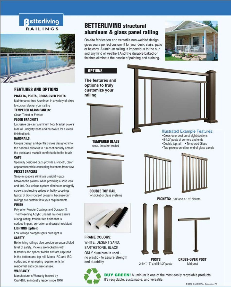 Betterliving Aluminum Railing Flyer