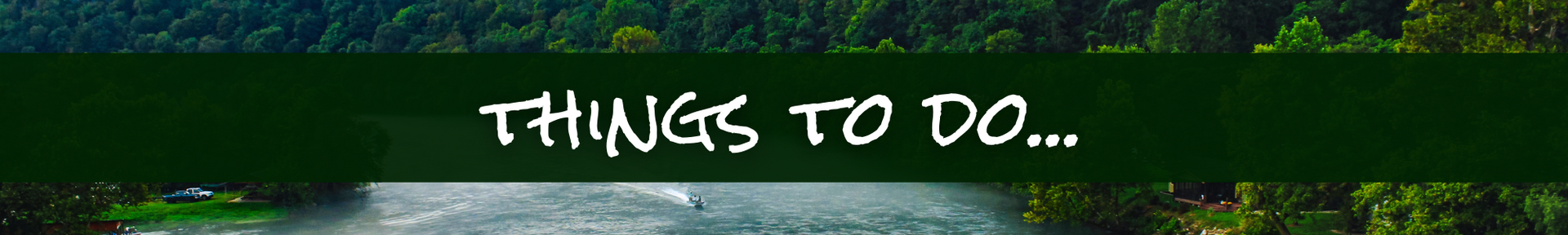 “Things to do...” text over a green, leafy background