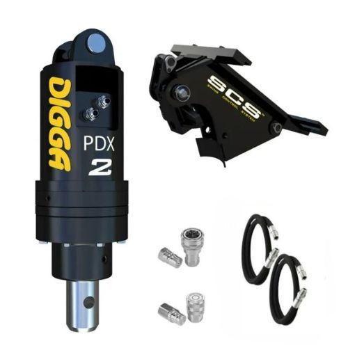 Excavator augers & bits – fencing, footings & civil
