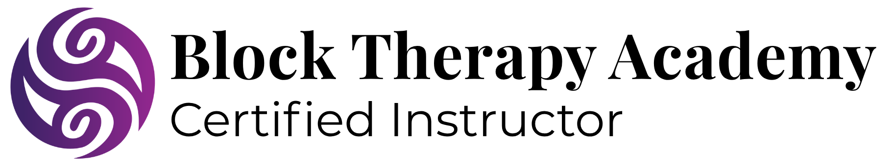 Block Therapy Academy Certified Instructor badge