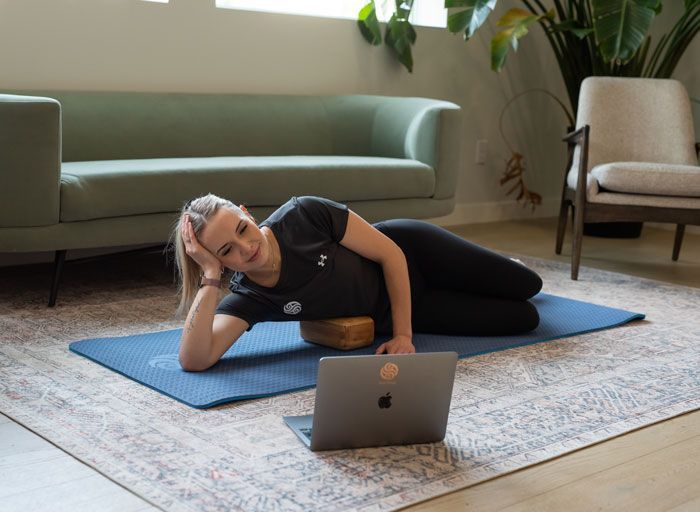 Block Therapy side-lying practice at home