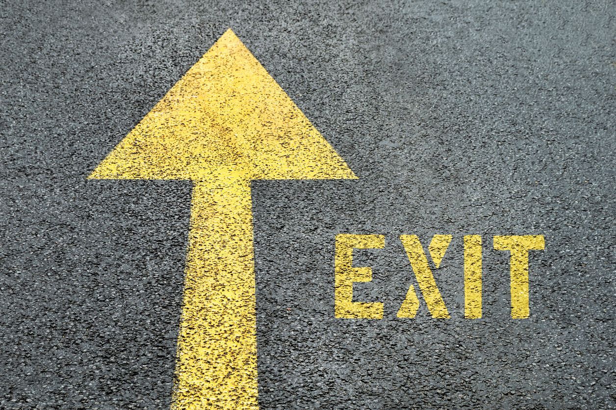 Exit pavement