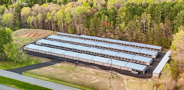 arial view of guardian storage facility