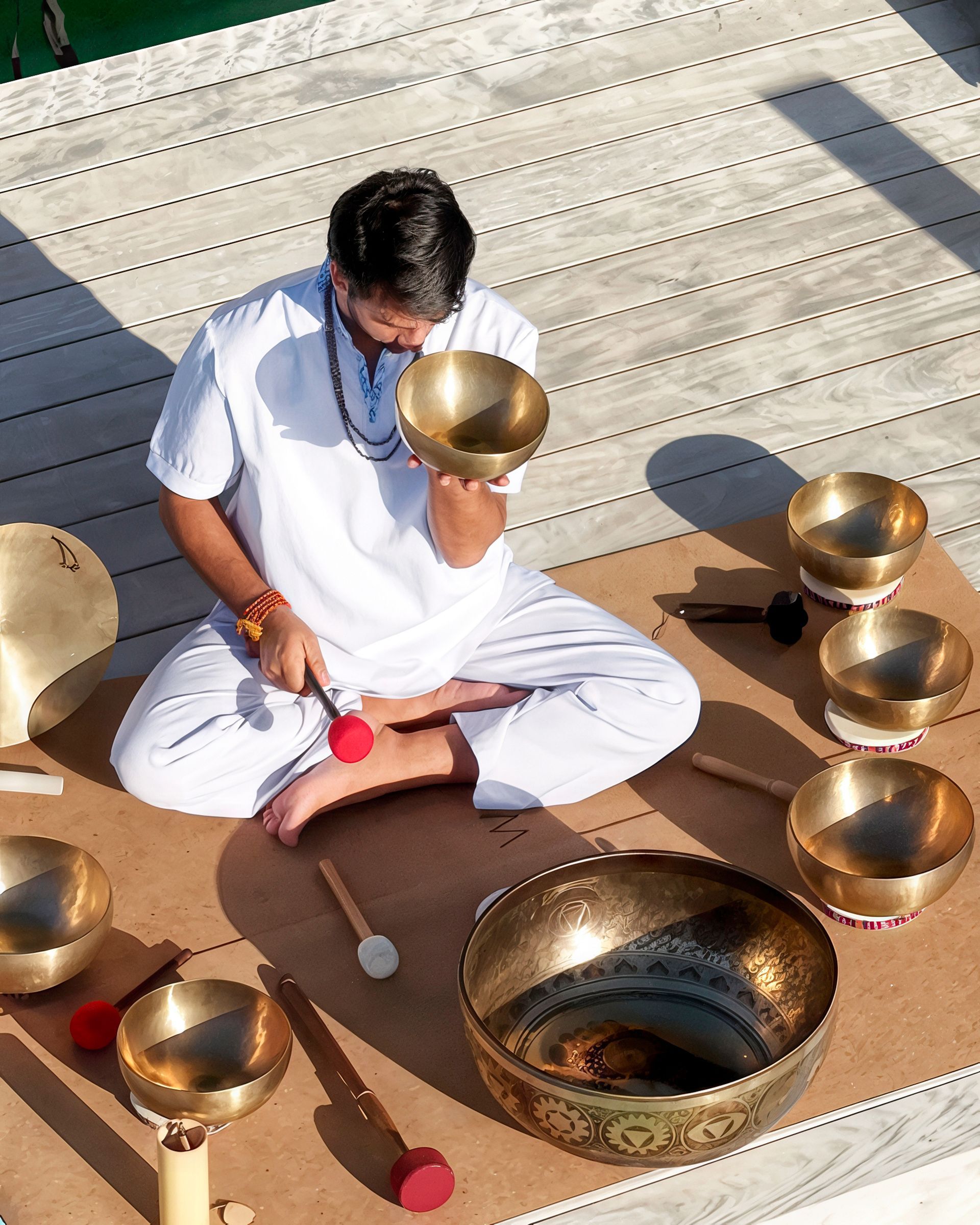 Sound therapy at Wymara Resort + Villas