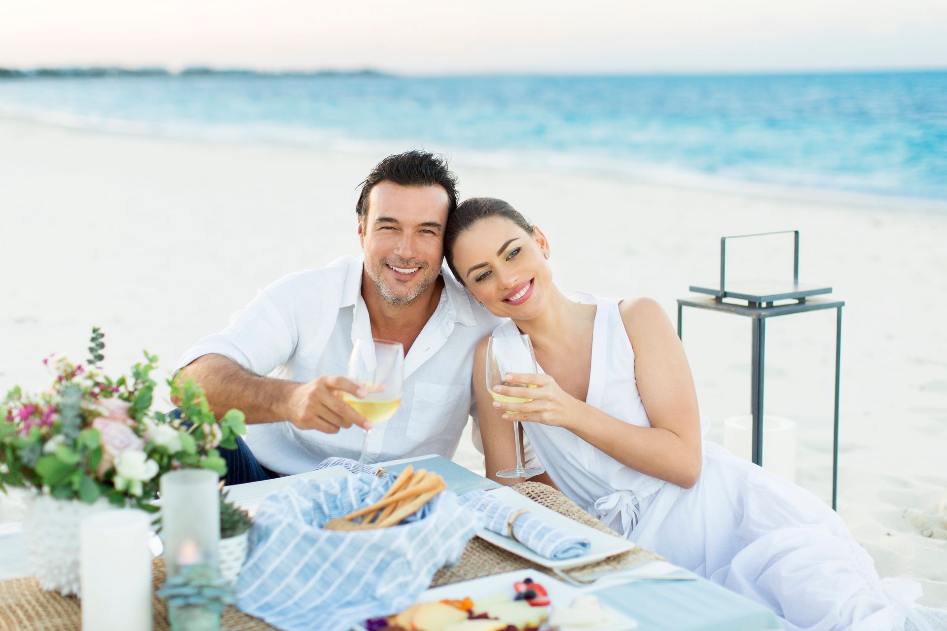 Beach dining