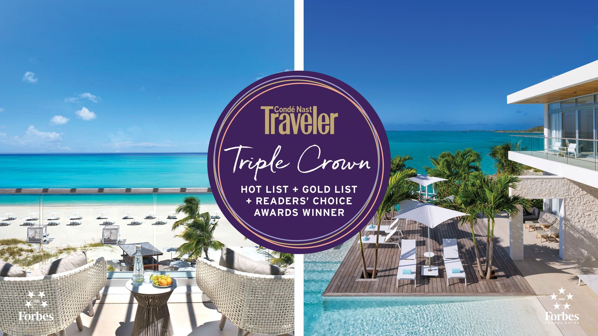 Wymara Resort + Villas Earns Condé Nast Traveler’s Triple Crown for 2026