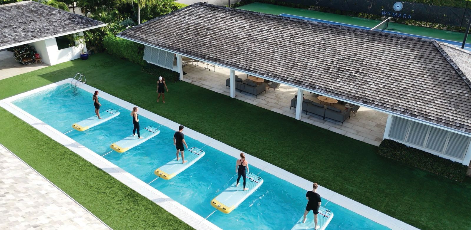 Pool-Lates classes at Wymara Villas + Beach Club