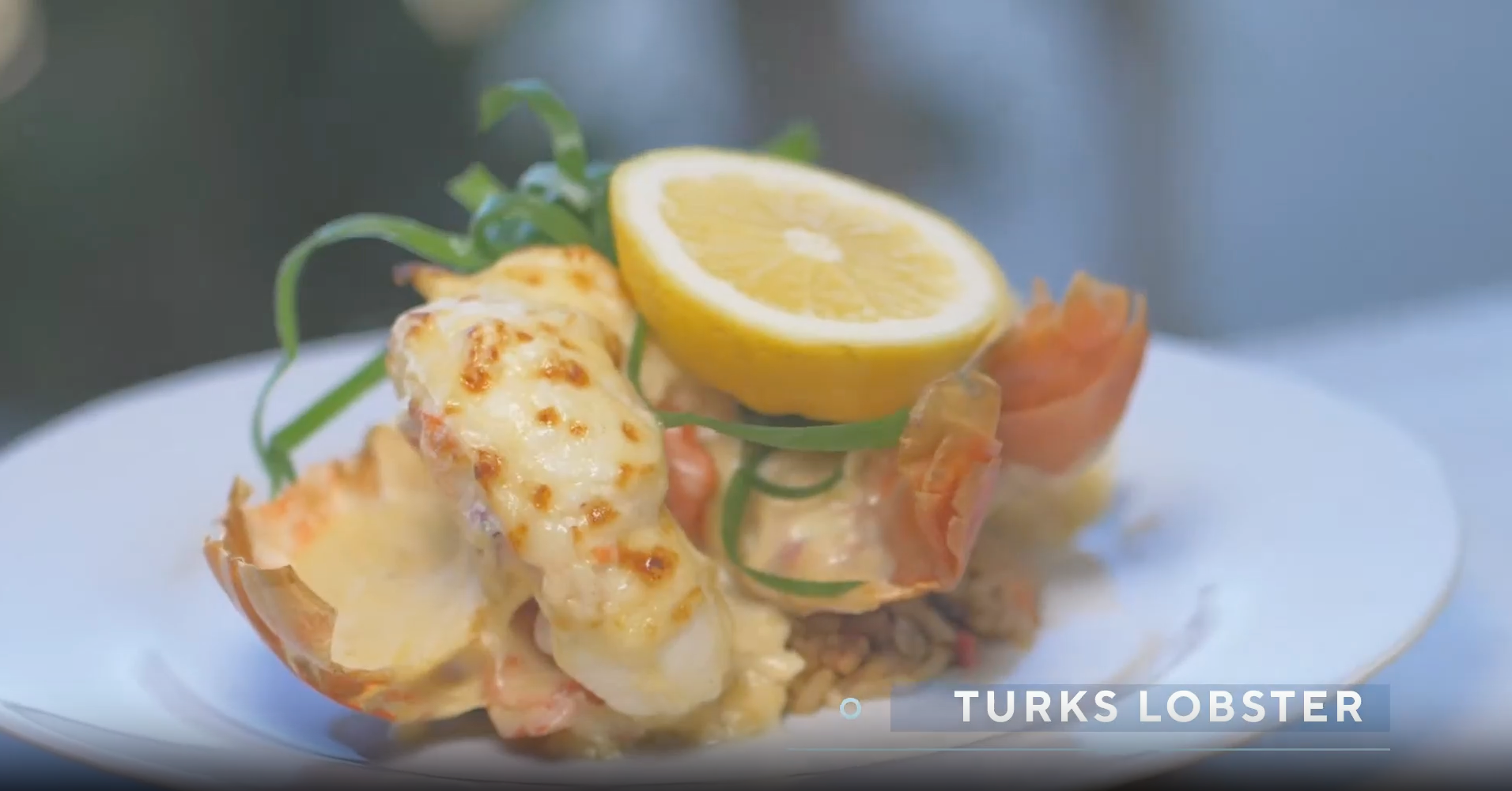 Chef Andrew Mirosch's Turks Lobster with Three Cheese Sause