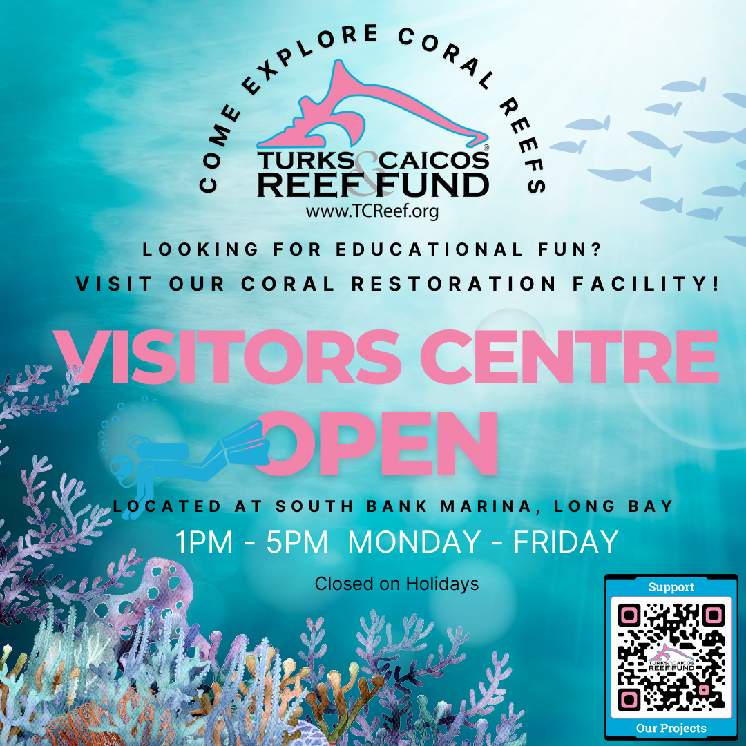 An advertisement for the turks caicos reef fund