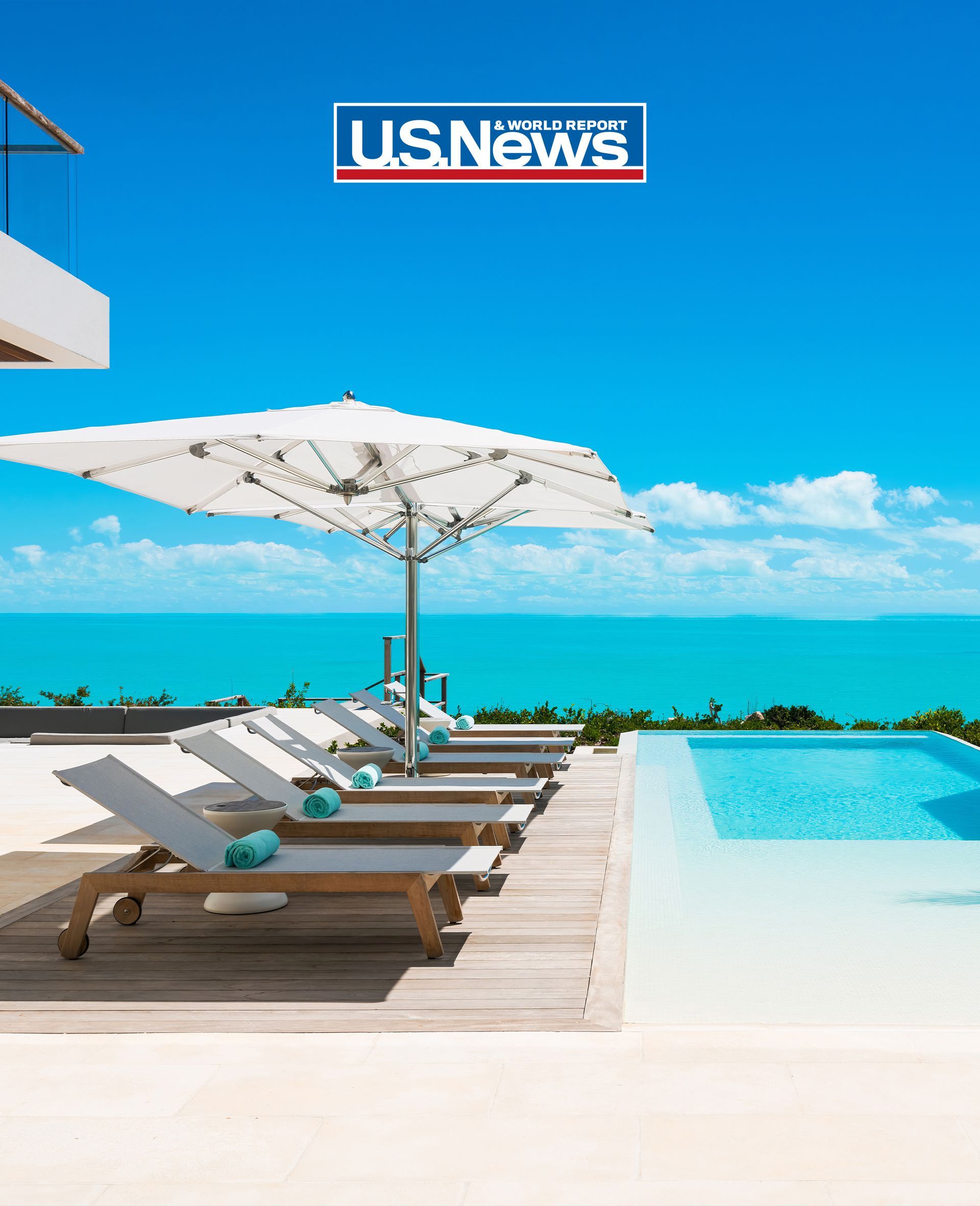 Villa pool deck, Wymara Resort + Villas, Turks and Caicos