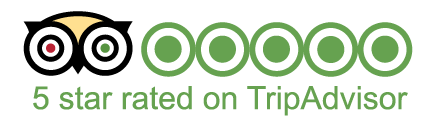 Five Star rated on Trip Advisor