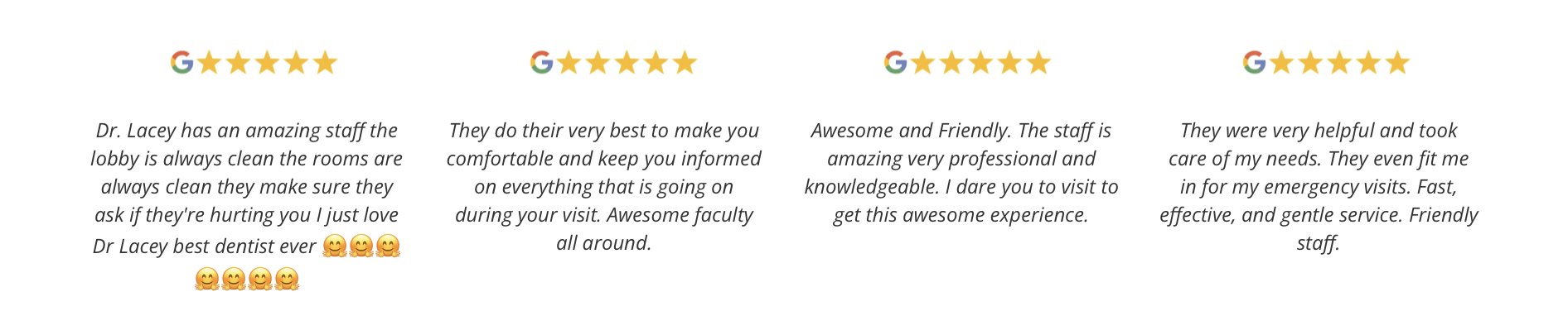 Top Google Reviews | Holistic family dentist in Marrero LA