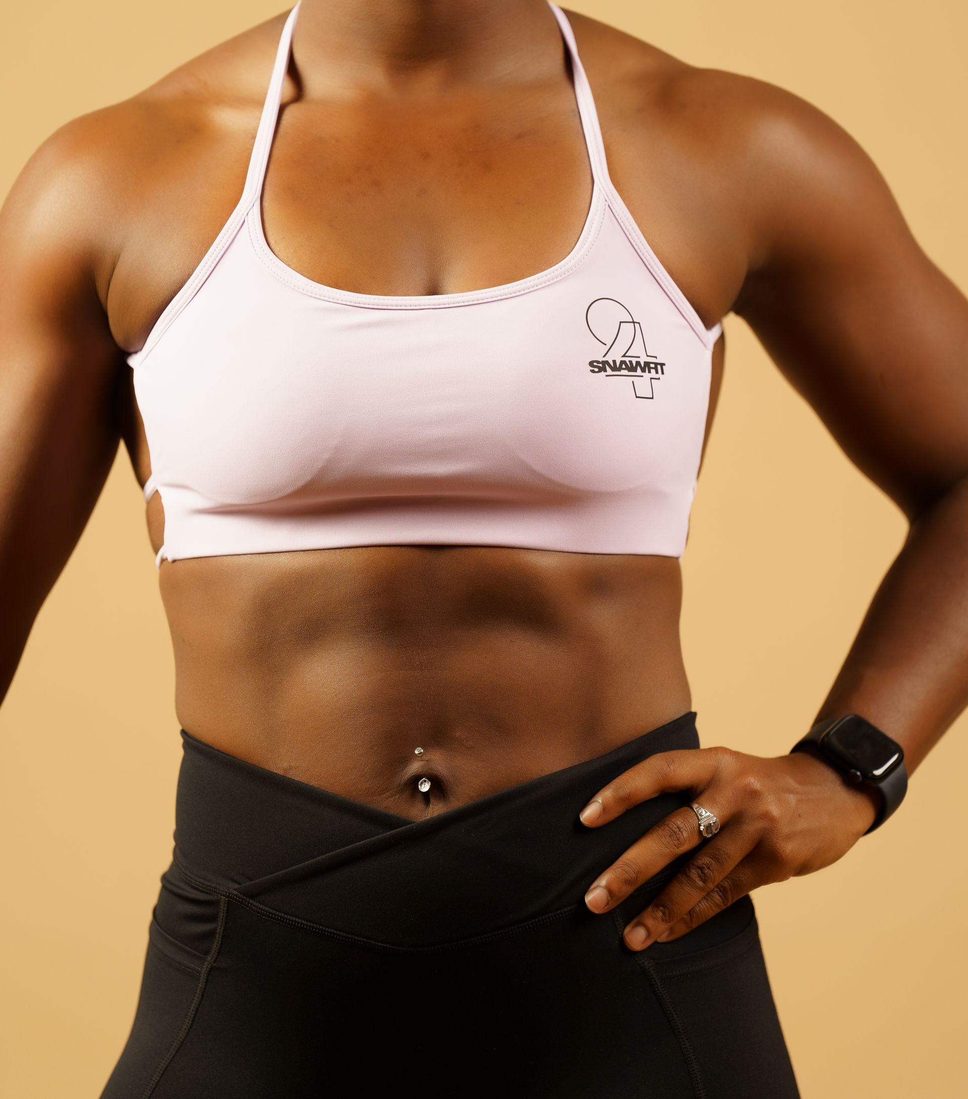 Criss Cross Bra Set (Pockets)