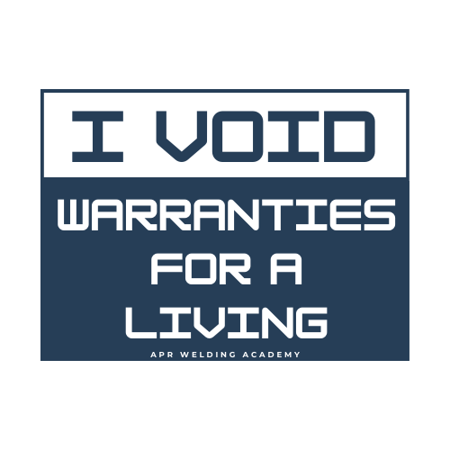 Hard Hat Sticker: I Void Warranties for a Living
