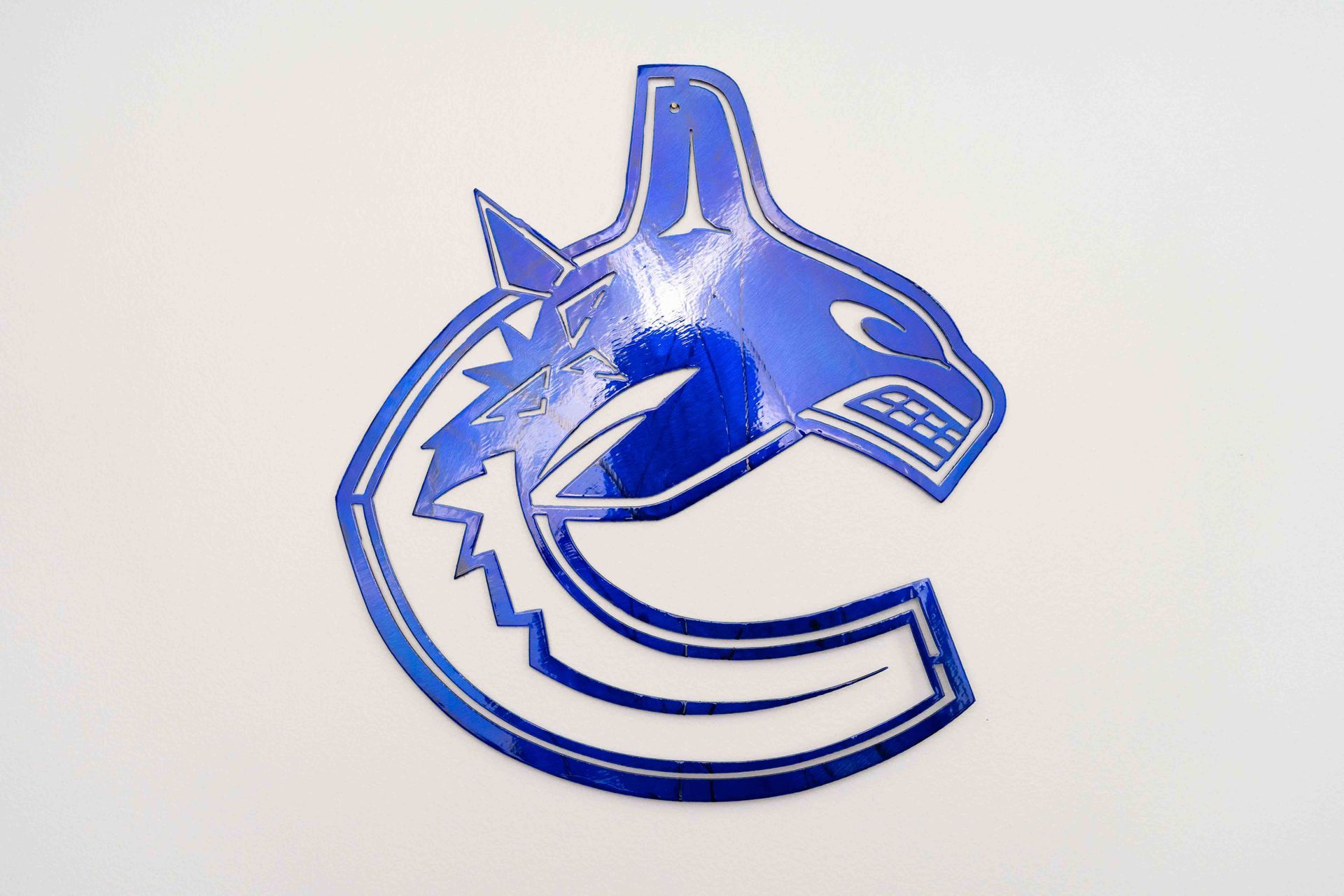 Vancouver Hockey Metal Sign